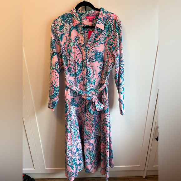 Lilly Pulitzer NWT cotton maxi dress - Picture 1 of 7